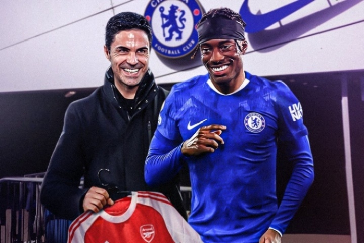 电讯报：马杜埃凯场均射门、推进、夺回球权均高过萨卡&amp;马丁内利