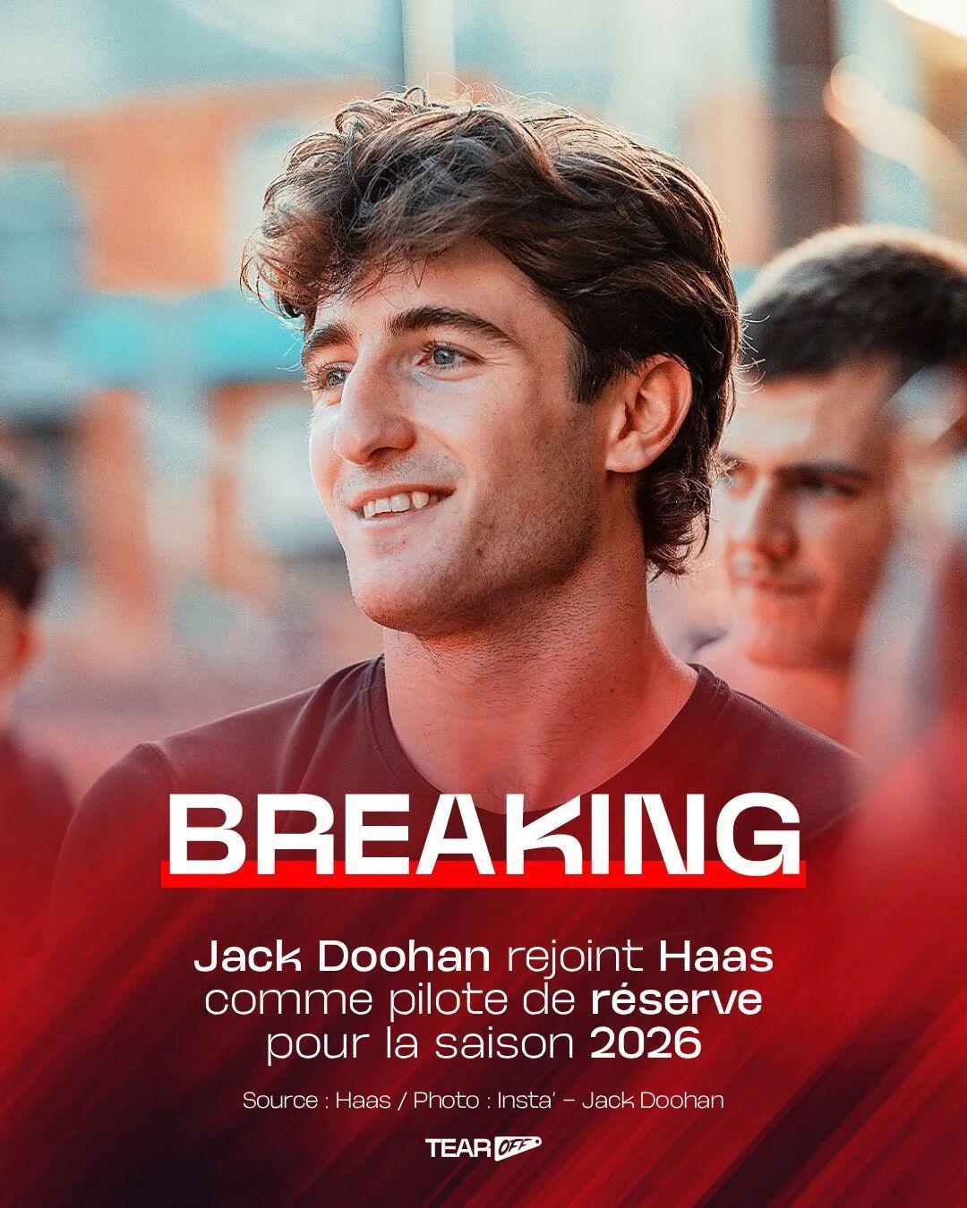 开云-杰克·杜汉重返F1!